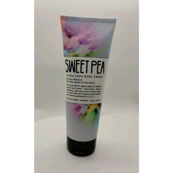 Bath & Body Works Sweet Pea - Full Size Body Cream 8 oz - Picture 1 of 2